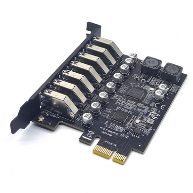 Порт для ПК PCI-e у 7 x USB 3.2 Чорний (sv2304)