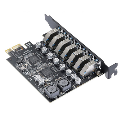 Порт для ПК PCI-e у 7 x USB 3.2 Чорний (sv2304)