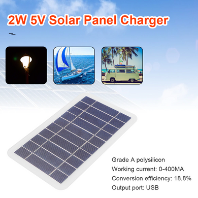Солнечная панель 2W 5V для зарядки телефона и других гаджетов (sv1790)