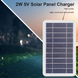 Солнечная панель 2W 5V для зарядки телефона и других гаджетов (sv1790)