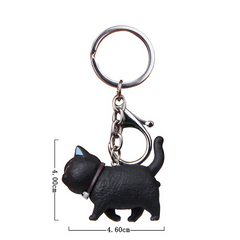 Брелок с стиле кота  4.6*4cm Черный (sv1556)