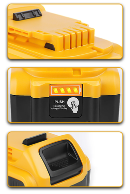 Аккумулятор SV для инструмента DeWalt 18 В - 20 В  5Ah Желтый (sv3804)