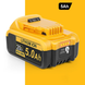 Аккумулятор SV для инструмента DeWalt 18 В - 20 В  5Ah Желтый (sv3804)