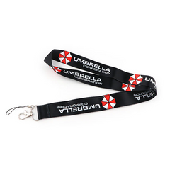 Ремешок для бейджика в стиле UMBRELLA  CORPORATION 45 см Черный (sv1538)