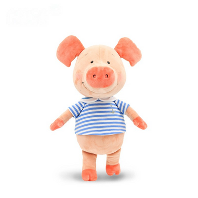 Мягкая игрушка "Свинка Шмепа" бежевый плюш, 30 cm