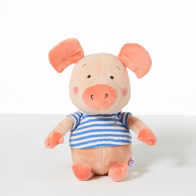 Мягкая игрушка "Свинка Шмепа" бежевый плюш, 30 cm