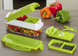 Овочерізка NICER DICER plus з 7 насадками Салатова (sv1240)