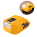 Адаптер SV DCB090 A901 для акумуляторів DeWalt USB, USB Type C, DC з ліхтариком (sv3769)