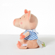 Мягкая игрушка "Свинка Шмепа" бежевый плюш, 30 cm