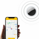 Світловідбиваючий нашийник SV для кошеня з тримачем Apple Air Tag і дзвіночком Блакитний (sv3712azu)