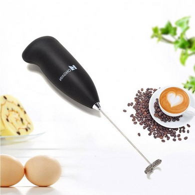 Ручной миксер-пеновзбиватель Milk Foamer Hongxin для сливок и молока 21 см Черный (sv1947)