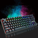 Игровая механическая проводная клавиатура ZUOYA  Х61 с подсветкой  RGB 87 клавиш Русский/Английский Красные переключатели  (sv0062)