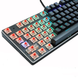 Игровая механическая проводная клавиатура ZUOYA  Х61 с подсветкой  RGB 87 клавиш Русский/Английский Красные переключатели  (sv0062)