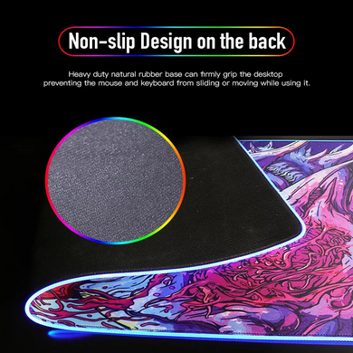 Игровая поверхность SV RGB "Jungle" с подсветкой 300x900x3mm для геймеров Черный (sv2405-6)