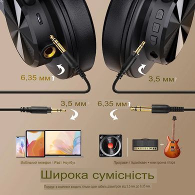 Наушники Oneodio Fusion A70 Bluetooth 5.2  Hi-Res Беспроводная Профессиональные (sv3626)