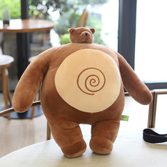 Мягкая игрушка в виде медведя Teddy 60 см с маленькой головой Коричневый (sv1893)