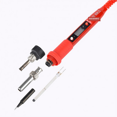 Паяльник с ЖК дисплеем JCD 908S 80W Красный (sv0448)