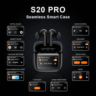 Беспроводные наушники с сенсорным экраном Beatfade S20 Pro с шумоподавлением Bluetooth 5,3 (sv3774)