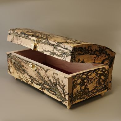 Деревянная шкатулка SV ручной работы 21x11x10 cm