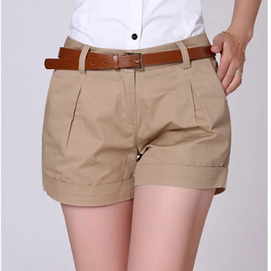Шорты SV Korean Casual Design в корейском стиле Хаки , L
