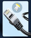 Патч корд кабель Essager для интернета Cat 6 RJ45 высокоскоростной 50 см Black (sv2594-05)