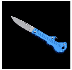 Брелок-ніж + відкривалка для ключів 12.2 cm Синій (sv0253)