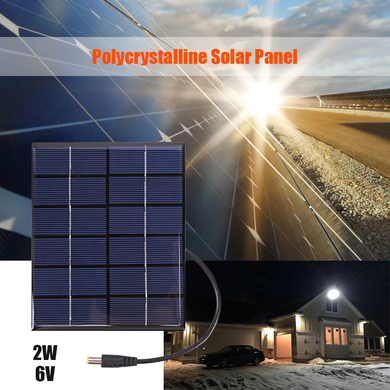 Солнечная панель 2W 6V для зарядки телефона и других гаджетов 13.6x11x0.3 cm (sv1869)