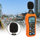 Вимірник рівня шуму PEAKMETER PM6708, високоточний РК-дисплей, цифровий вимірювач рівня звуку, тестер для вимірювання шуму (sv2454)