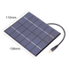 Солнечная панель 2W 6V для зарядки телефона и других гаджетов 13.6x11x0.3 cm (sv1869)