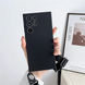 Панель для Samsung S22 ULTRA с ремнем через плечо Черный (sv2978)  , Черный