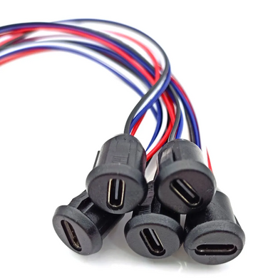 4-контактний роз'єм USB Type C з контактом для передачі даних, для швидкого заряджання (sv2797)
